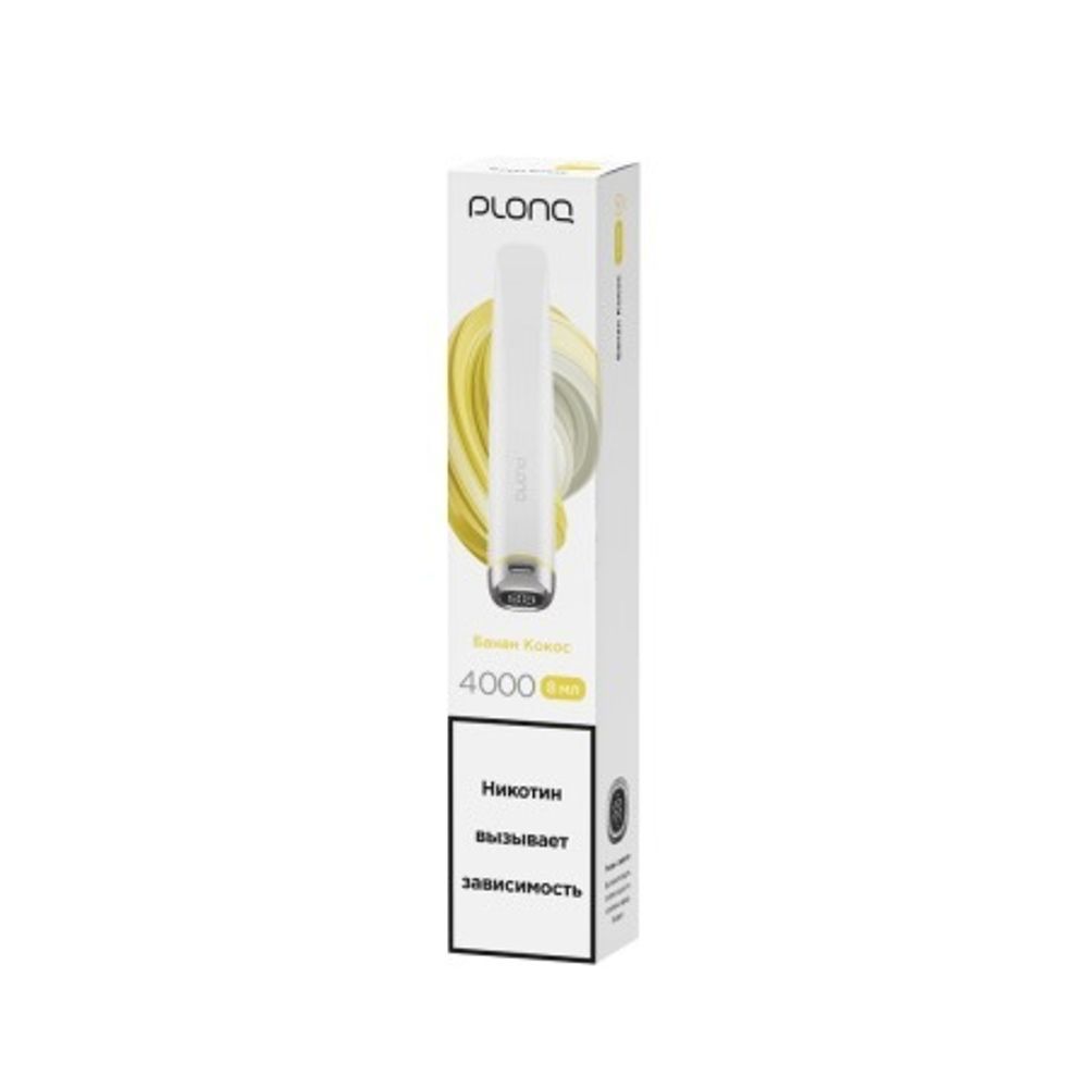 Plonq Plus Pro 4000 (8мл) - Банан Кокос