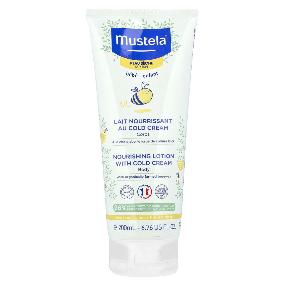 Mustela, Питательный лосьон для тела с холодным кремом, 200 мл (6,76 жидк. Унции)