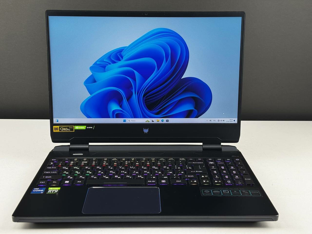 15.6" Ноутбук Acer Predator Helios 2560x1440, Intel Core i7 12700H 2.3 ГГц, RAM 16 ГБ, DDR5, SSD 1 ТБ, NVIDIA GeForce RTX 3070 Ti, Windows 11 Home, Blue