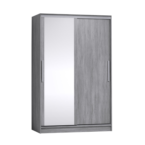 Шкаф-купе с зеркалом Strike 1350 Atelier светлый