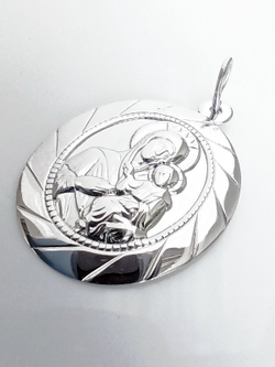 Подвеска Эстерелла, славянский оберег, серебро 925*, родирование/Ф