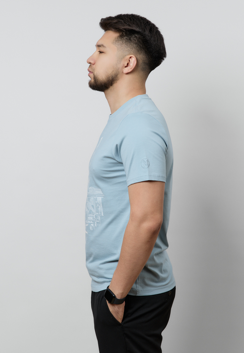 Футболка ASTANA MS LIGHT BLUE