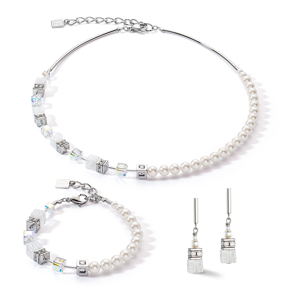 Серьги Coeur de Lion White 5086/21-1400