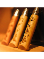 Нож Opinel №8 Alpine adventures, нержавеющая сталь, рукоять дуб, гравировка пеший туризм