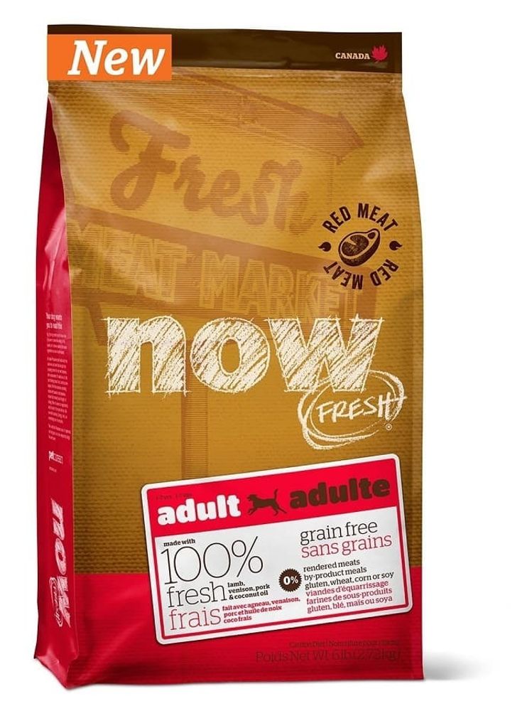 Now Fresh 230г корм для взрослых собак, беззерновой, с олениной и ягненком