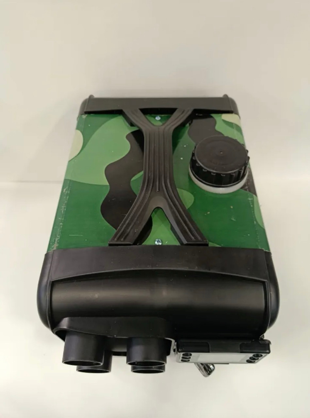 Армия 04-1 (Светлый Камуфляж) / Переносной (4 выхода) автономный отопитель, 8 кВт, Air ТАО, (12 24 220 В (три режима)), пульт ДУ, бак 7л. (Гарантия 3 месяца)