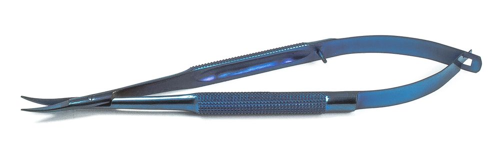 --- Микроножницы (21 см) изогнутые, титан 441-5 ЮПТ