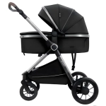 Детская коляска-трансформер Luxmom A4 3в1 (черный)