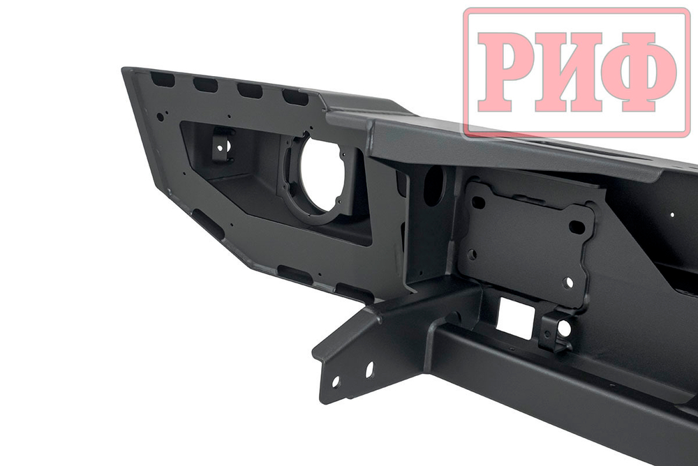 Бампер силовой передний Jeep Wrangler JL 2018+ под доп. фары, без защитной дуги