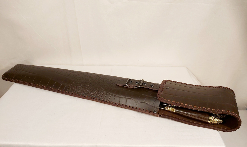 Набор шампуров "Звери"( латунь) в колчане с мангалом