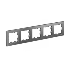 Рамка 5-м AtlasDesign универс. сталь SE ATN000905