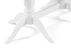 Деревянный стол Эритрин 140(180)х80х77 белый / белый