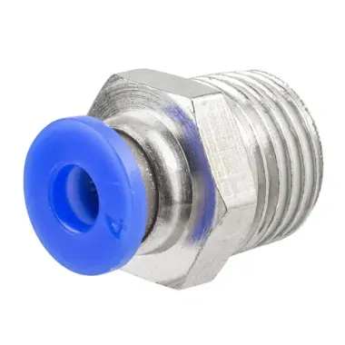 Фитинг для пластиковых трубок 4мм с наружной резьбой 1/4'' Forsage F-SPC04-02
