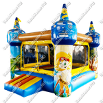 Детский надувной батут "Пиратский остров"