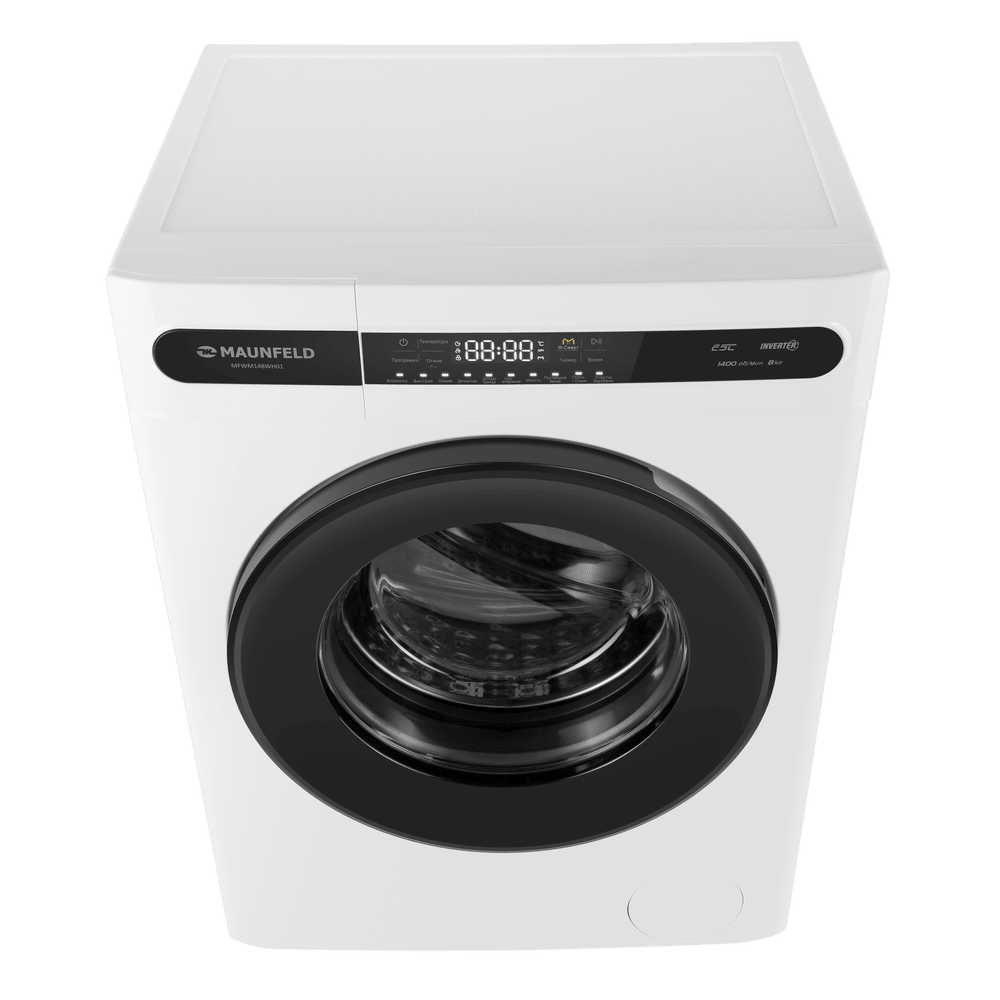 Стиральная машина c инвертором MAUNFELD MFWM148WH01 8 кг.
