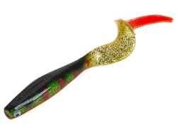 Виброхвост LJ 3D Series Kubira Fire Tail 9" (22,8 см), цвет PG27, 1 шт.