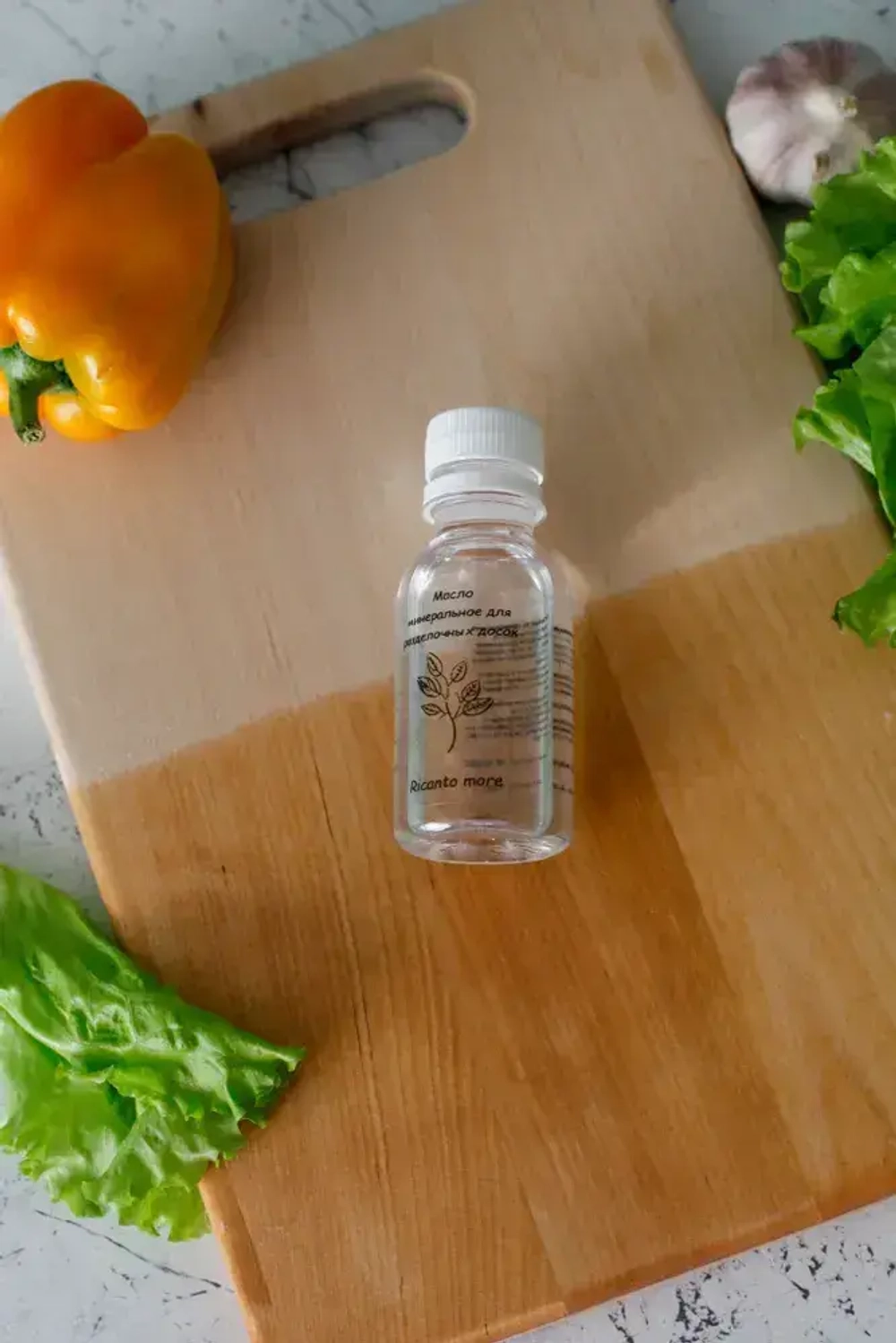 Минеральное масло для дерева, разделочных досок, посуды и покрытия деревянных изделий бесцветное, без запаха 100 мл