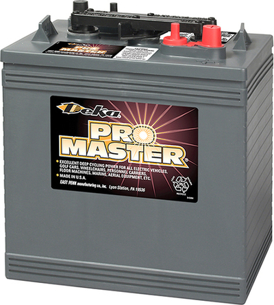 Аккумулятор тяговый Deka Pro Master GC45 6В, жидкий электролит, 260 а/ч