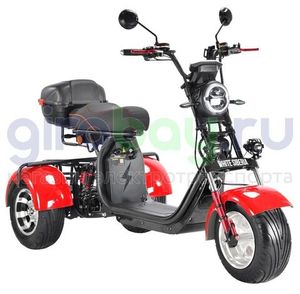 Электроскутер CityCoco WHITE SIBERIA PRO TRIKE 3000W (Красный)