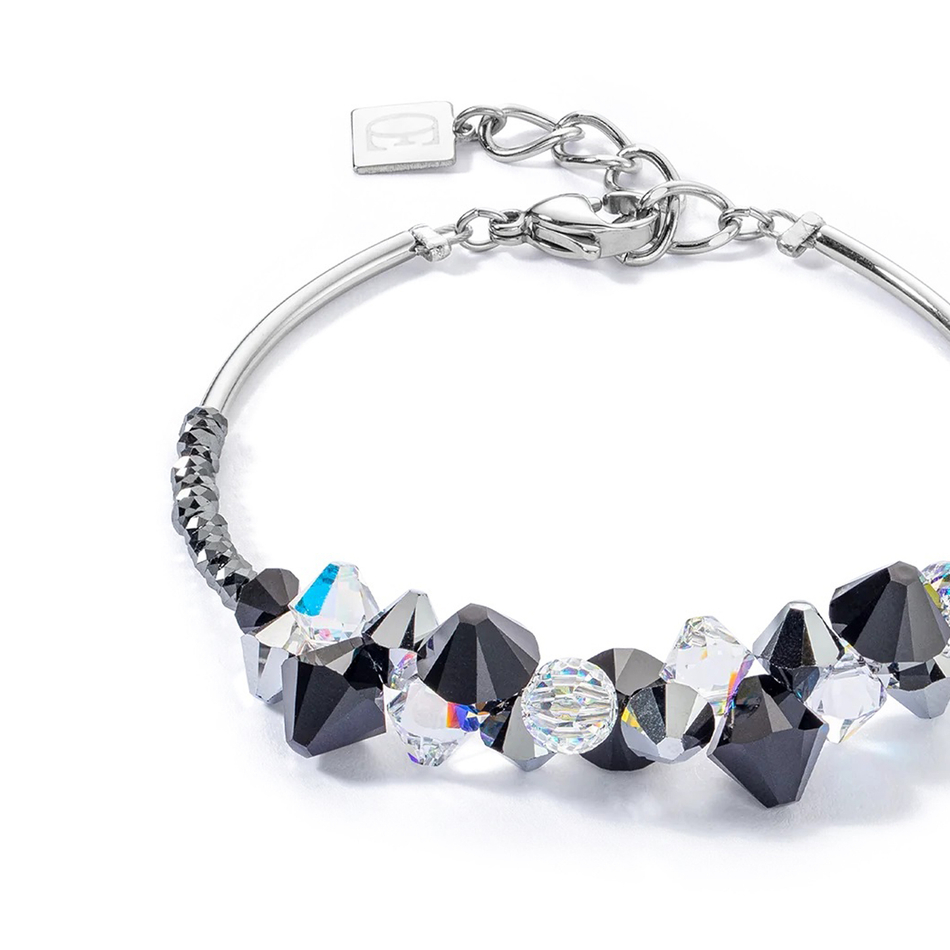Браслет Coeur de Lion Black-Crystal 4640/30-1318