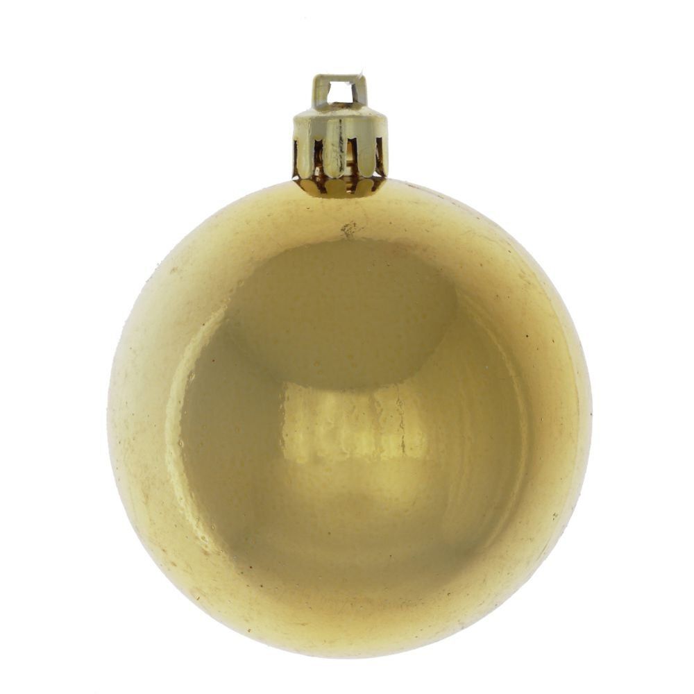 GAEM Набор из 6шт, Украшение новогоднее Шар "Снежок золотой", D6 см, L17,5 W6 H11,5 см