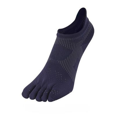 Беговые ультратонкие суппортированные носки PHITEN METAX с раздельными пальцами фиолетово-серые