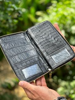 Мужское портмоне ZILLI из кожи крокодила WA-238