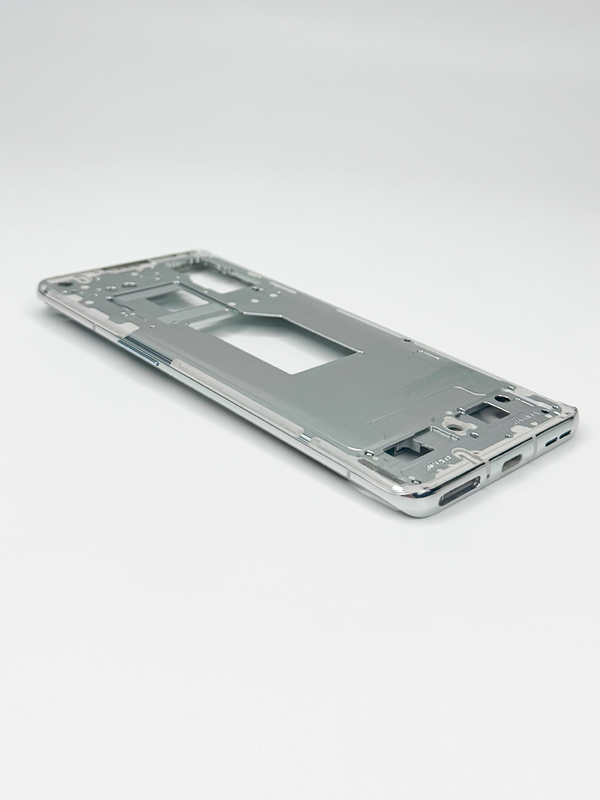 Средняя часть корпуса (рамка) для OnePlus 9 Pro серебристая (Morning Silver)