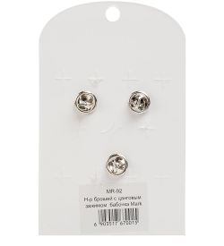 MR- 92 Н-р брошей с цанговым зажимом бабочка «Маленькие друзья» Mark Rita