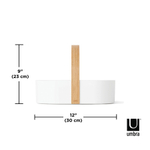 Органайзер bellwood caddy, 30х23 см, белый/натуральное дерево