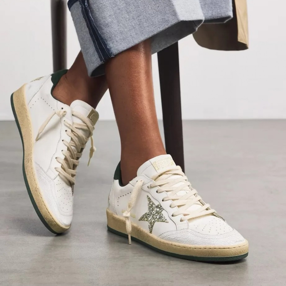 Golden Goose Ball Star Green