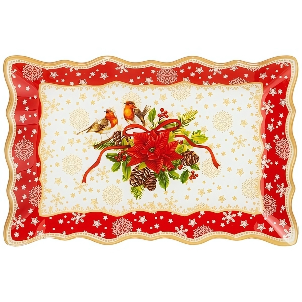 Блюдо сервировочное 25см «Рождественская сказка»