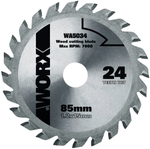 Пильный диск твердосплавный WORX WA5034