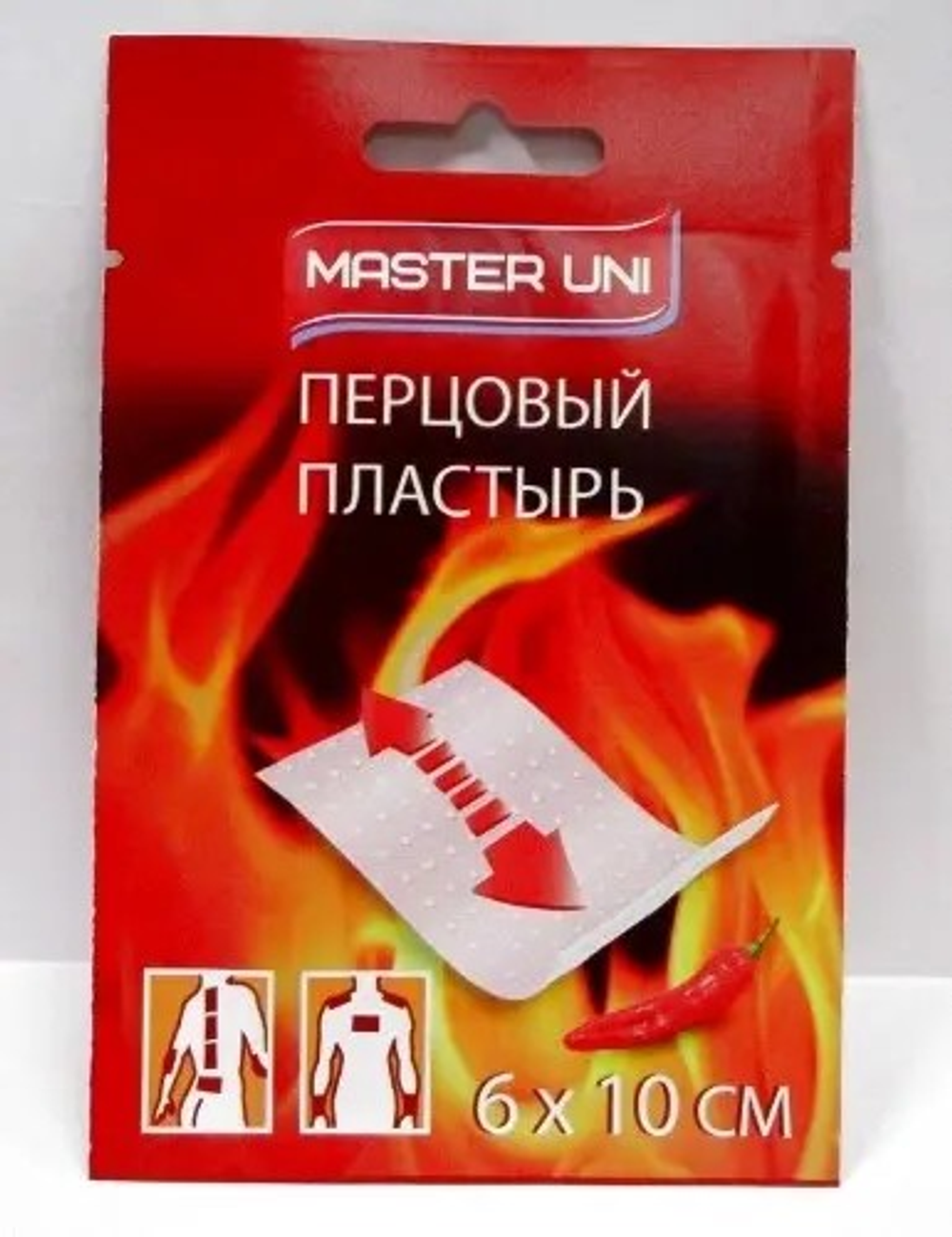 Master Uni Перцовый пластырь, 6×10 см в упаковке 5 шт.
