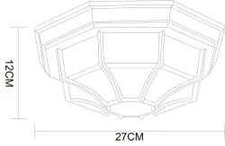 Уличный потолочный светильник Arte Lamp