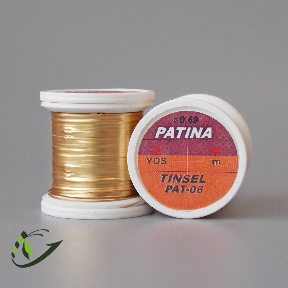 HENDS Люрекс плоский Patina Tinsel (12 yds)