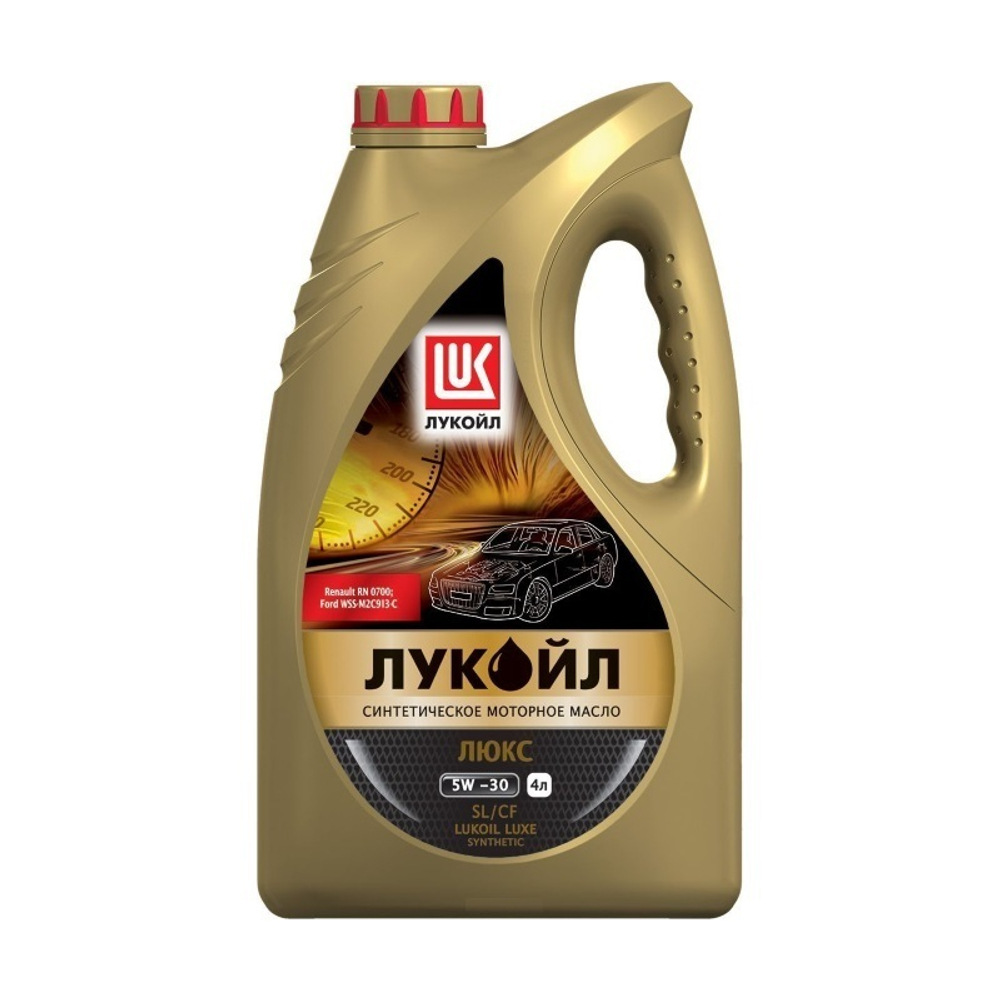 Масло моторное Лукойл  5W30 4л. (Люкс) синт (SL/CF)