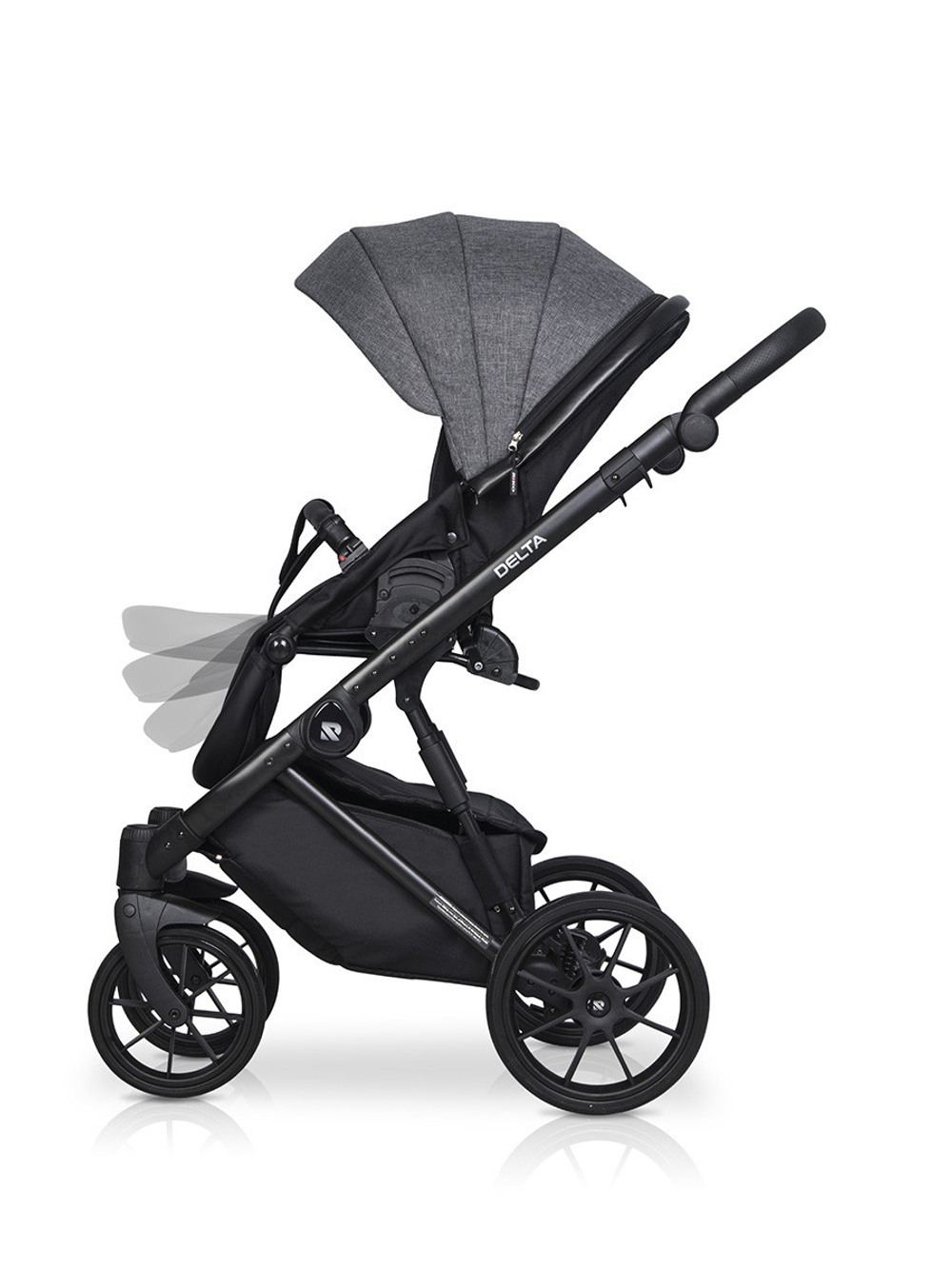 Детская коляска Riko Basic Delta 2 в 1 05 carbon