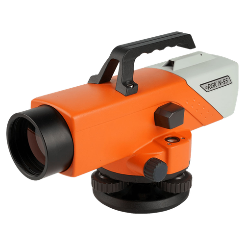 Комплект - оптический нивелир RGK N-55, рейка AMO S3 и штатив RGK S6-N N55S6S3