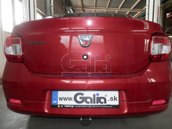 Фаркоп оцинкованный Galia D043C для Renault Logan II седан 2014-(паспорт и сертификат в комплекте)(без электрики)