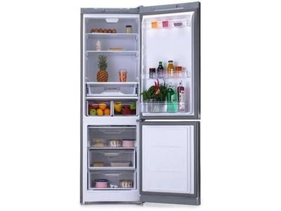 Холодильник двухкамерный Indesit DS 4180 G серебристый/черный