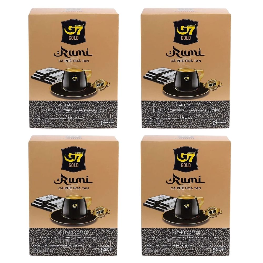 Растворимый кофе 3 в 1 Trung Nguyen G7 Rumi 14 пак x 4 уп