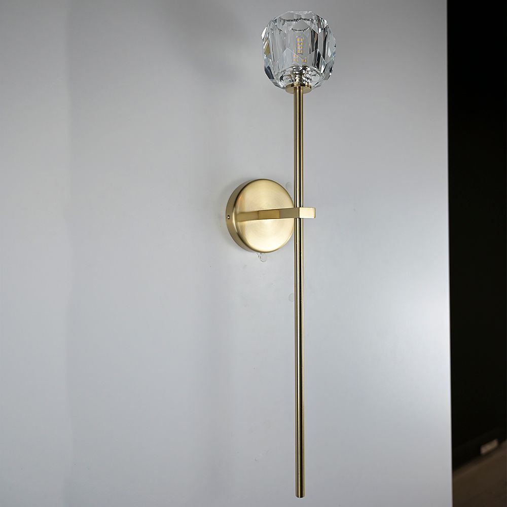 Бра Boule De Cristal Long Sconce Brass By Imperiumloft