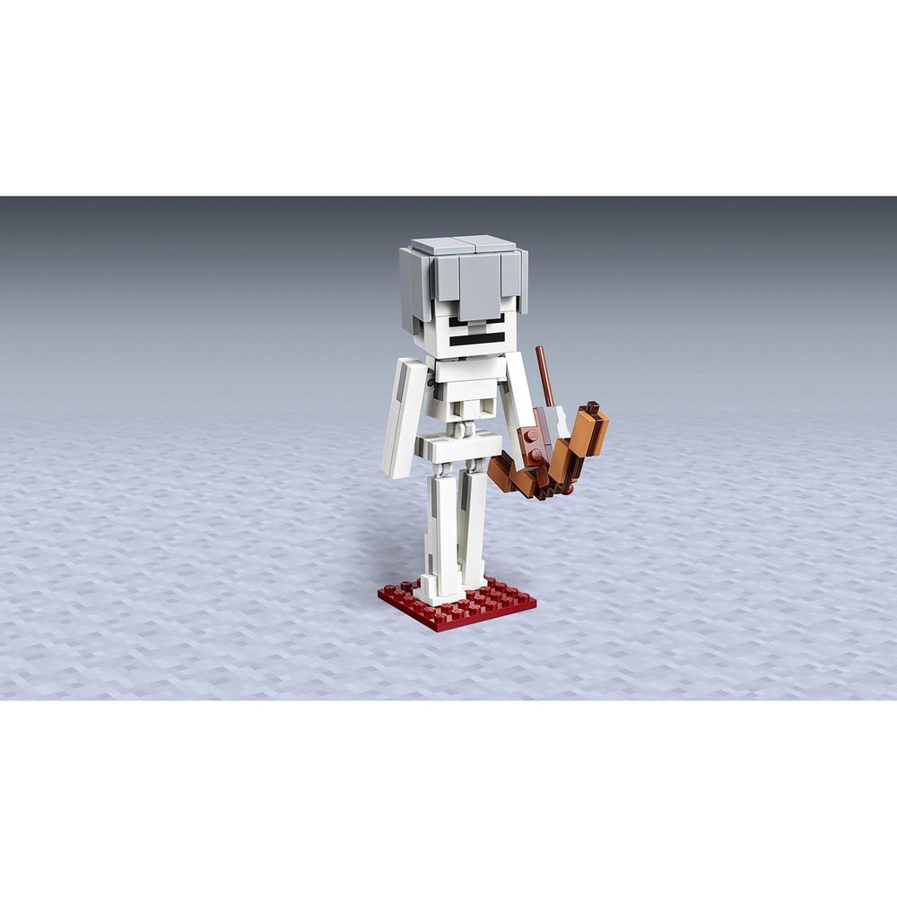 Большая фигурка: скелет с кубом магмы Minecraft LEGO