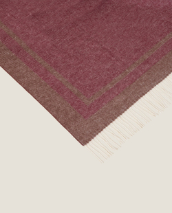 Плед 130х170 Frati Home Country Bordeaux бордовый