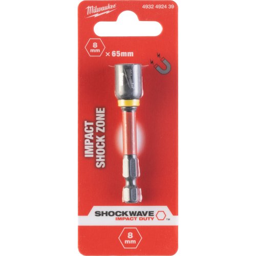 Насадка Milwaukee SHOCKWAVE 1/4" HEX торцевая магнитная 8х65 мм GEN II