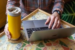 Термокружка Klean Kanteen TKWide Cafe Cap 12oz (355 мл) Sunset