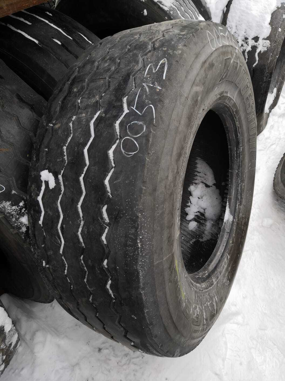 385/65R22.5 Bridgestone R168+ шина б/у