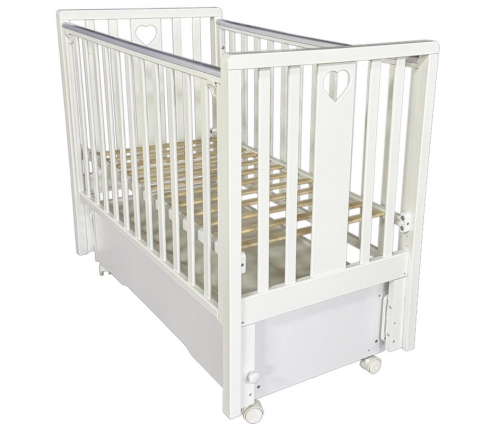 Кровать детская LADA (универсальный маятник, закр.ящик, колеса)