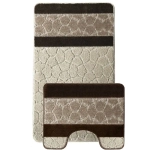 Комплект из 2 ковриков L'CADESI Marathon, 50(U 50х40), Белинэй, шоколадный, Турция